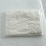 Max White Lace Sheer Curtain Rod Pocket Drape for Bedroom Living Room 140x180cm
