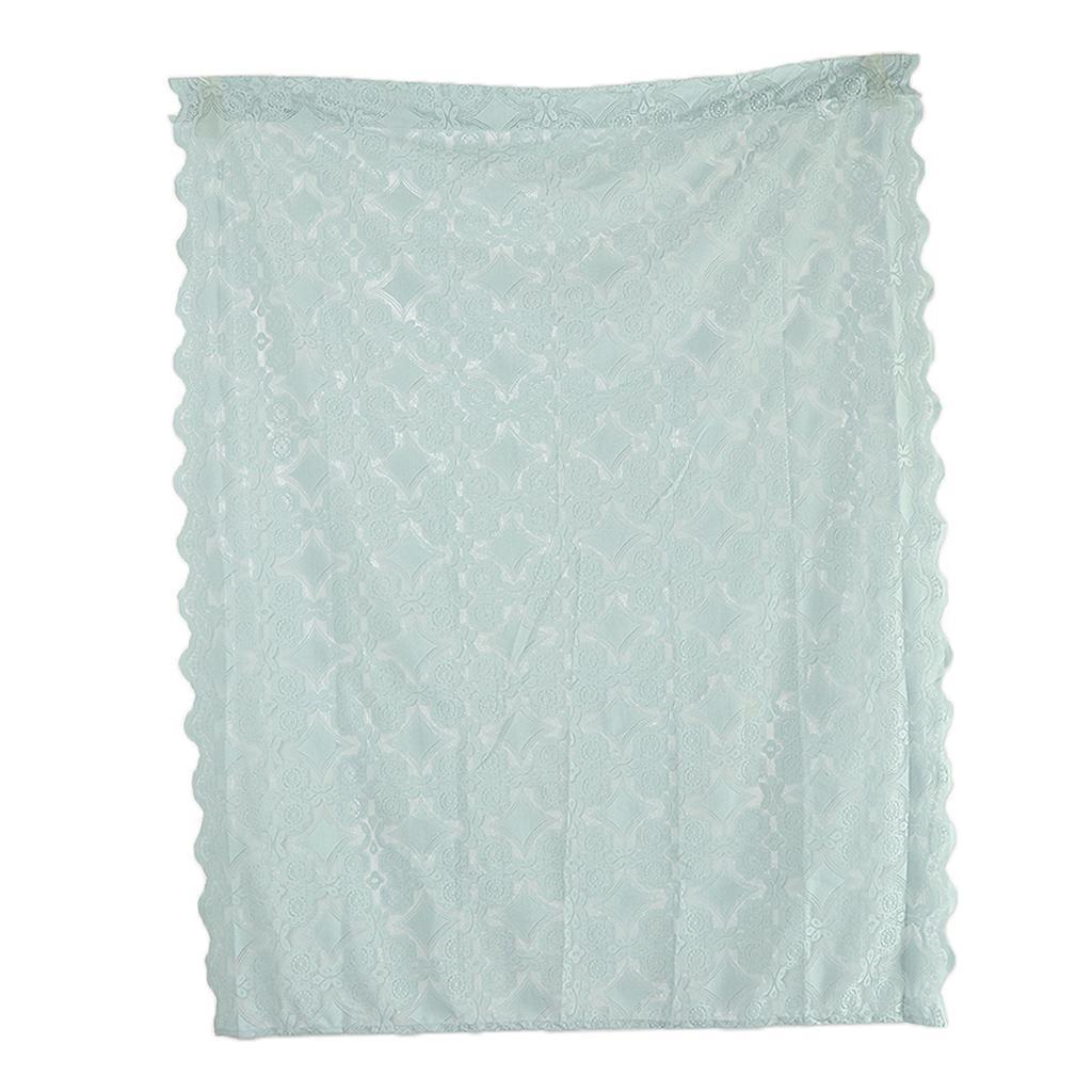 Max 1 Panel Lace Sheer Curtains Grommet Valance Drapes Bedroom Window Treatment 140x210cm