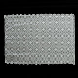 Max White Lace Gauze Tablecloth Dining Table Cloth Cover for Parties 143x220cm