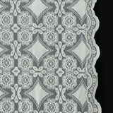 Max White Lace Gauze Tablecloth Dining Table Cloth Cover for Parties 143x220cm