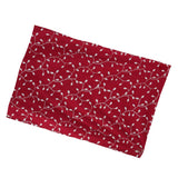 Max Embroidery Cotton Tablecloth Dining Table Cloth Cover Wine Red 140x140cm