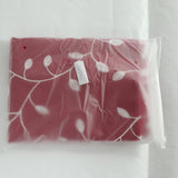 Max Embroidery Cotton Tablecloth Dining Table Cloth Cover Wine Red 140x140cm