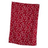 Max Embroidery Cotton Tablecloth Dining Table Cloth Cover Wine Red 140x140cm
