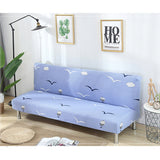 Max Folding Anti-Slip Armless Sofa Cover All-inclusive Couch Cover Color_1