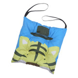 Max Velvet Square Dining Chair Pad Seat Cushion Pads with Strap for Kids 40x40cm