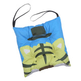 Max Velvet Square Dining Chair Pad Seat Cushion Pads with Strap for Kids 40x40cm