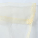 Max 1 Piece Window Voile Sheer Curtain Valance Tiers Yellow_2x2.7m - Aladdin Shoppers