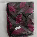 Max Leaves Print Window Curtain Voile Drape Panel Sheer Curtain Wine
