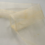 Max 1 Panel Plum blossom Embroidered Voile Blockout Curtains  Yellow_100x270cm