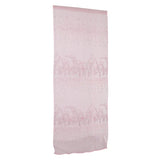 Max 1 Panel Plum blossom Embroidered Voile Blockout Curtains  Pink _100x270cm