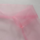 Max 1 Panel Plum blossom Embroidered Voile Blockout Curtains  Pink _100x270cm