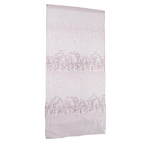 Max 1 Panel Plum blossom Embroidered Voile Blockout Curtains  Purple _100x270cm