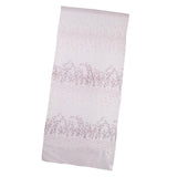 Max 1 Panel Plum blossom Embroidered Voile Blockout Curtains  Purple _100x270cm