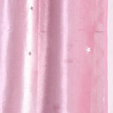 Max Blackout Curtains Kids Room Curtain Creative Hollow Star Panels   Pink
