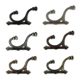 Max Cast Iron Hook Movable Wall Hanging Hook Creative Wall Decoration  Cast Iron Color