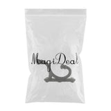 Max Cast Iron Hook Movable Wall Hanging Hook Creative Wall Decoration  Black