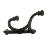 Max Cast Iron Hook Movable Wall Hanging Hook Creative Wall Decoration  Black