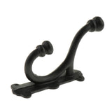 Max Cast Iron Hook Movable Wall Hanging Hook Creative Wall Decoration  Black