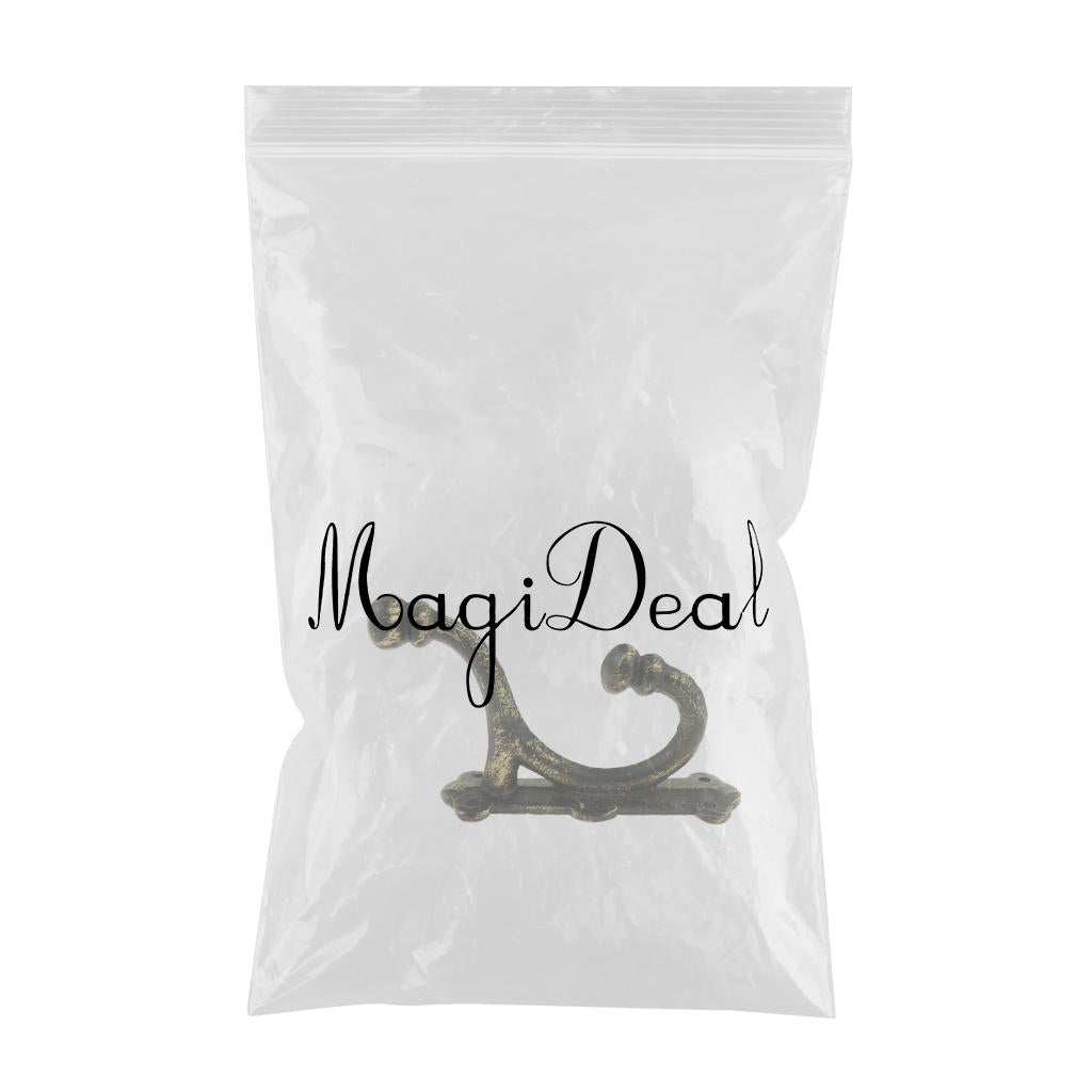 Max Cast Iron Hook Movable Wall Hanging Hook Creative Wall Decoration  Bronze