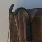 Max S Cast Iron Wall Mounted Hooks Robe Hook Coat Hanger   Thickness 4mm