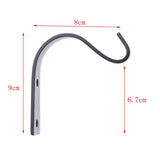Max S Cast Iron Wall Mounted Hooks Robe Hook Coat Hanger   Thickness 4mm