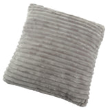 Max Square Plush Pillow Case Cushion Cover for Sofa Bed Couch Light Gray