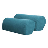 Sofa Armrest Covers Non Slip Stretch Arm Furniture Protector Dark Green