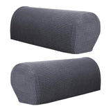 Max Sofa Armrest Covers Non Slip Stretch Arm Furniture Protector Gray - Aladdin Shoppers