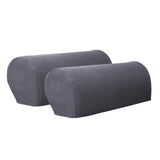 Max Sofa Armrest Covers Non Slip Stretch Arm Furniture Protector Gray - Aladdin Shoppers