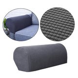 Max Sofa Armrest Covers Non Slip Stretch Arm Furniture Protector Gray - Aladdin Shoppers