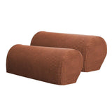 Max Sofa Armrest Covers Non Slip Stretch Arm Furniture Protector Light Coffee