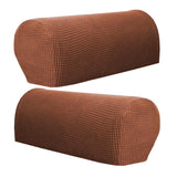 Max Sofa Armrest Covers Non Slip Stretch Arm Furniture Protector Light Coffee - Aladdin Shoppers