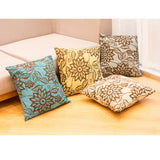 Maxbell Chenille Jacquard Sofa Cushion Cover Throw Pillow Case Replacement 18x18inch