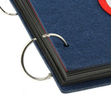 Maxbell Variety of Style Memory Photo Souvenir Gift Photo Album Navy -Shield Navy- Insect