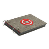 Maxbell Variety of Style Memory Photo Souvenir Gift Photo Album Navy -Shield Dark Grey-Shield
