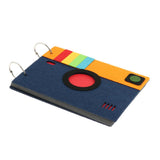 Maxbell Variety of Style Memory Photo Souvenir Gift Photo Album Navy -Shield Navy-Camera