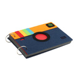Maxbell Variety of Style Memory Photo Souvenir Gift Photo Album Navy -Shield Navy-Camera