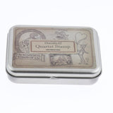 Maxbell Vintage Wood Fine Art Stamps Creative Stationery in Tin Box  Style_1