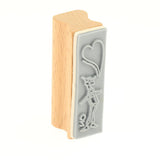 Maxbell Vintage Wood Fine Art Stamps Creative Stationery in Tin Box  Style_1