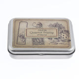 Maxbell Vintage Wood Fine Art Stamps Creative Stationery in Tin Box  Style_5