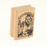 Maxbell Vintage Wood Fine Art Stamps Creative Stationery in Tin Box  Style_6