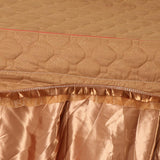 Max Beauty Massage Table Skirt Bed Valance Sheet & Pillow Case Camel - Aladdin Shoppers