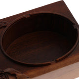 Max Traditional Chinese Style Ebony Cigar Ashtray for Home Office Pine Tree