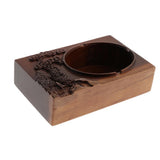 Max Traditional Chinese Style Ebony Cigar Ashtray for Home Office Pine Tree