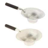 Max Pure Tin Tea Infuser Tea Filter Strainer with Handle  Black_1