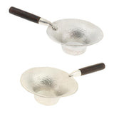Max Pure Tin Tea Infuser Tea Filter Strainer with Handle  Black_1