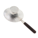 Max Pure Tin Tea Infuser Tea Filter Strainer with Handle  Black_1