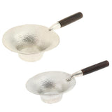 Max Pure Tin Tea Infuser Tea Filter Strainer with Handle  Black_1