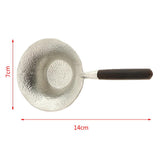 Max Maxb Pure Tin Tea Infuser Tea Filter Strainer with Handle  Black_2