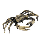 Max Chinese Bronze Tea Pet LifeLike Crawl Crab Tea Ceremony Decor Green Crab